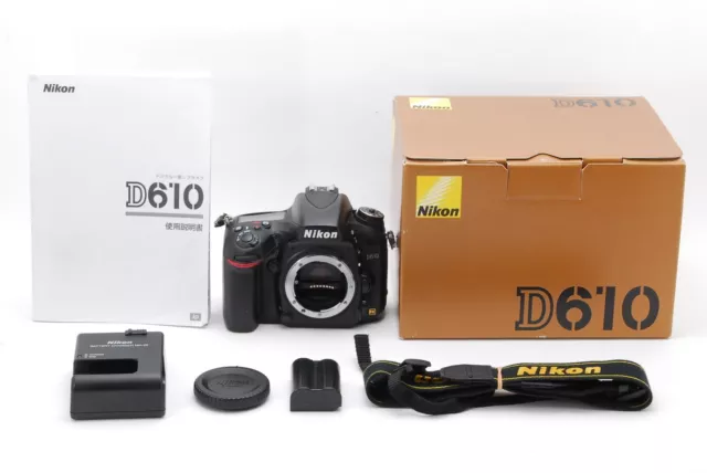[Near Mint in Box] Nikon D610 24.3MP FX DSLR Digital Black Camera from Japan