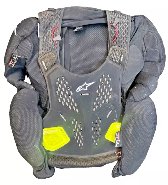 Alpinestars Bionic Pro V2 Protection Jacket Body Armour Suit Mx Enduro-Black/Yel