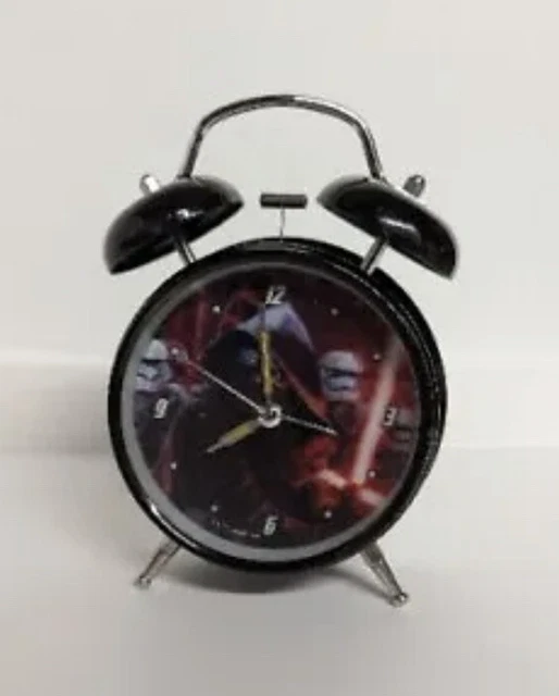 Disney Star Wars Kylo Ren Sveglia Alimentata a Batteria Nera Nuovissima