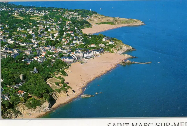 SAINT NAZAIRE St Marc sur Mer Vue aérienne Plage petite jetée Camping de l'Eve