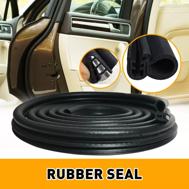 Universal Auto Rubber Seal Weather Strip Door Window Lock Trunk Hood Edge Trim