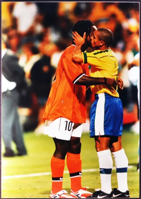 Vintage Press Photo Roberto Carlos Seedorf World France 98 FT 2940 - print 20x15