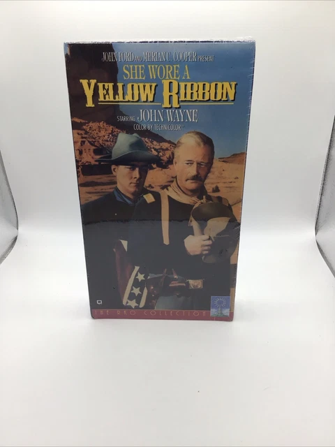 Vhs Ribbon JOHN WAYNE SHE Wore a Yellow Ribbon VHS New Sealed £7.57 - PicClick UK