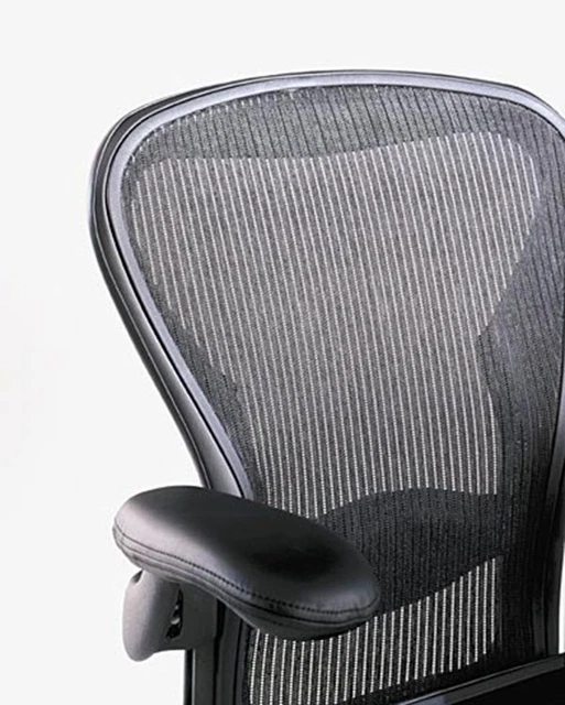 NEW HERMAN MILLER Aeron Chair Lumbar Low Back Support Pad Graphite Size