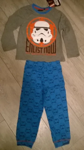 Star Wars Stormtrooper nightwear pyjamas sleepwear NEW Boys & Girls Age 4