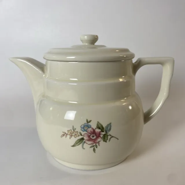 Vintage Drip-O-Lator Floral Porcelain Coffee Tea Pot Excellent Condition