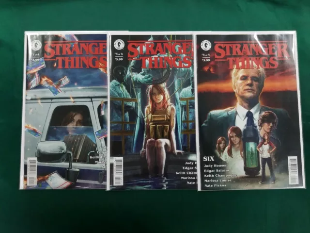 Dark Horse 2019 Stranger Things #1 3 4 3 Issue Comic Set.