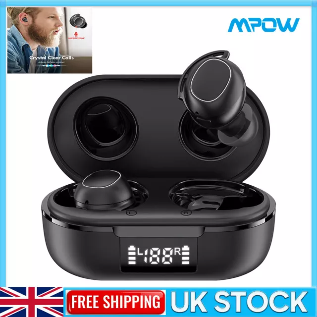 Mpow M30 Pro Wireless Bluetooth TWS Sports Headphones Earbuds Headset Earphones