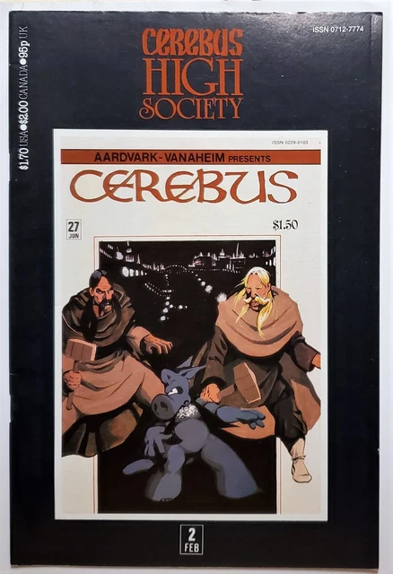 Cerebus High Society #2 (Feb 1990, Aardvark-Vanaheim) FN
