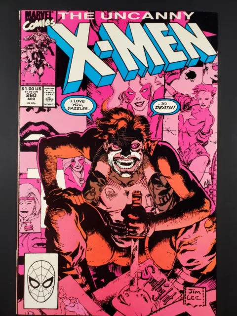 The Uncanny X-men #260 Direct Edition Marvel Comics VF