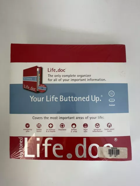 NEW Sealed Life.doc :Your Life Buttoned Up Organizing, Cataloging Binder & CD