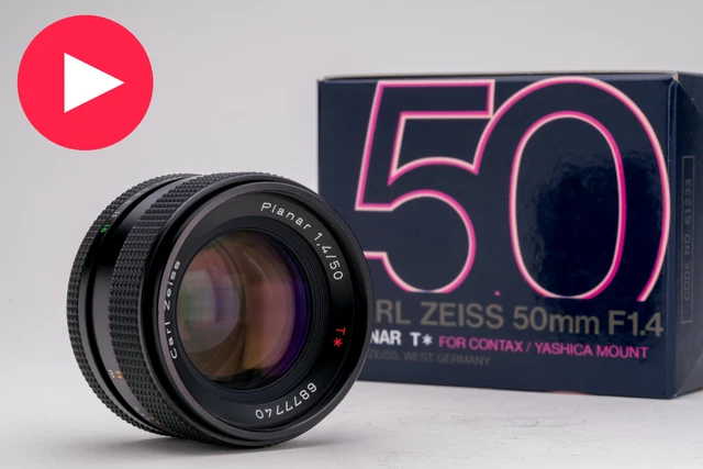 Mit Video! Contax Carl Zeiss - 50mm f1.4 - MMJ - C/Y Mount