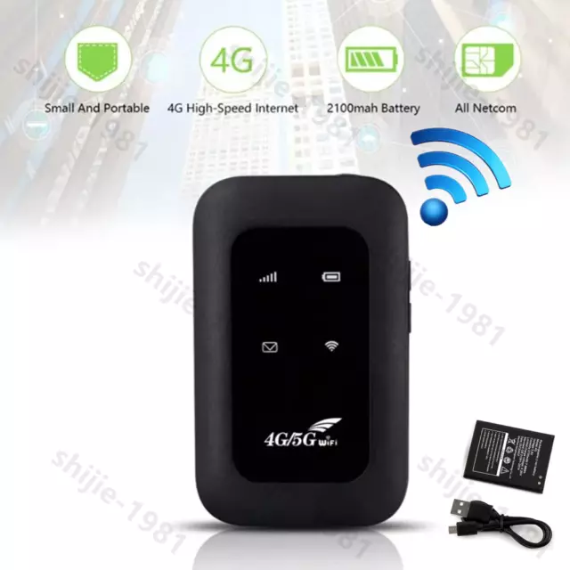 Unlocked 4G LTE Mobile Router Portable Broadband WiFi Wireless MiFi Hotspot