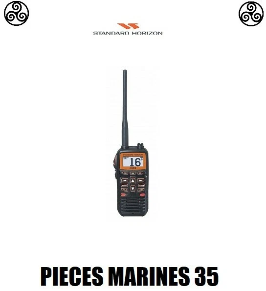 Vhf Portable Standard Horizon Hx210E Silver Étanche Et Flottante