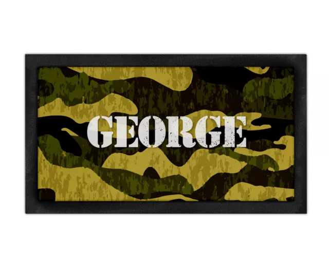 Personalised Army Bar Runner Mat Gift Garden Home Man Cave Pub Tiki Beer