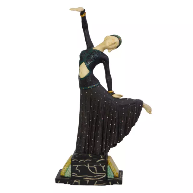 Art Deco Figurine of a Ballet Dancer Performing an Arabesque Pose, Circa 1920s