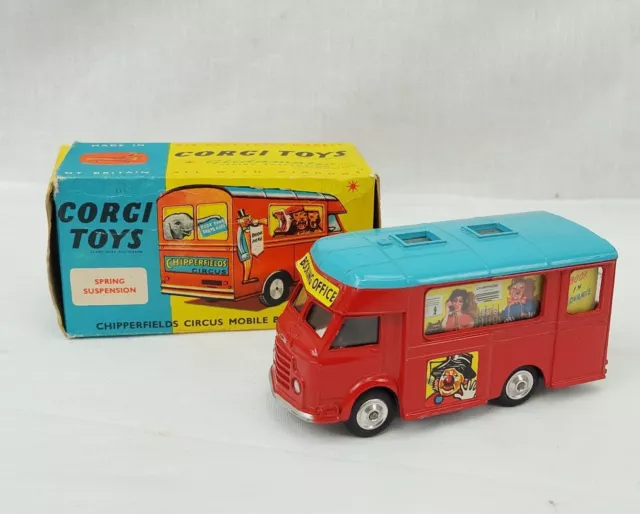 Boxed Corgi Major Toys Nr. 426 Chipperfields Zirkus Mobile Buchung Büro