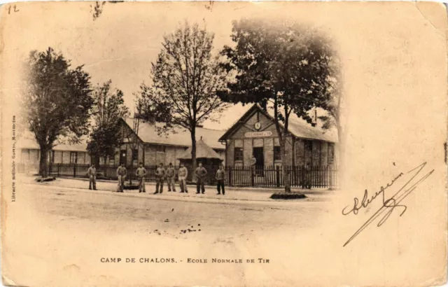 CPA AK Militaire - Camp de Chalons - Ecole Normale de Tir (695337)