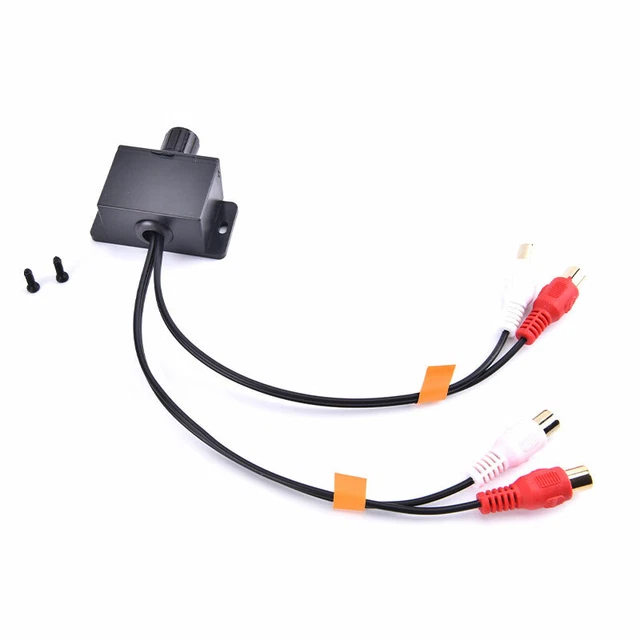 CAR AUDIO AMPLIFIER Bass RCA Level Remote Volume Control Knob LC1