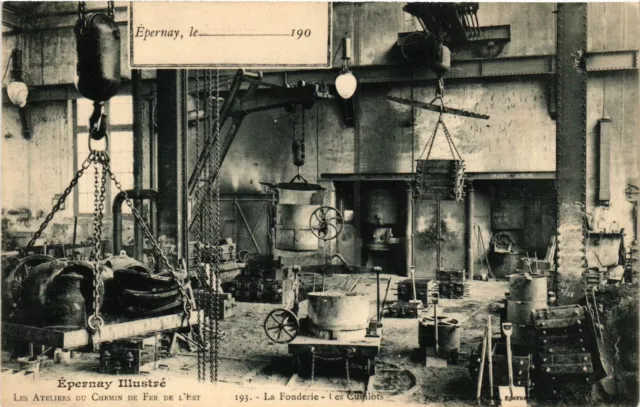 CPA ÉPERNAY Illustré - Les Ateliers du Chemin de Fer de l'Est - La (742436)