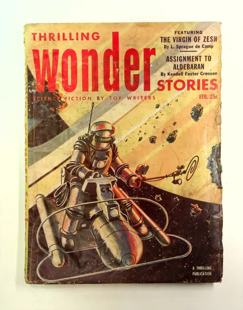 Thrilling Wonder Stories Pulp Feb 1953 Vol. 41 #3 FR/GD 1.5