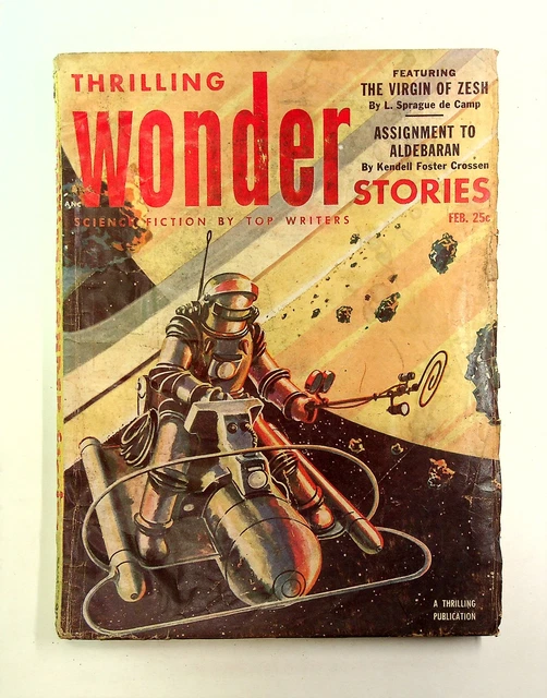Thrilling Wonder Stories Pulp Feb 1953 Vol. 41 #3 FR/GD 1.5
