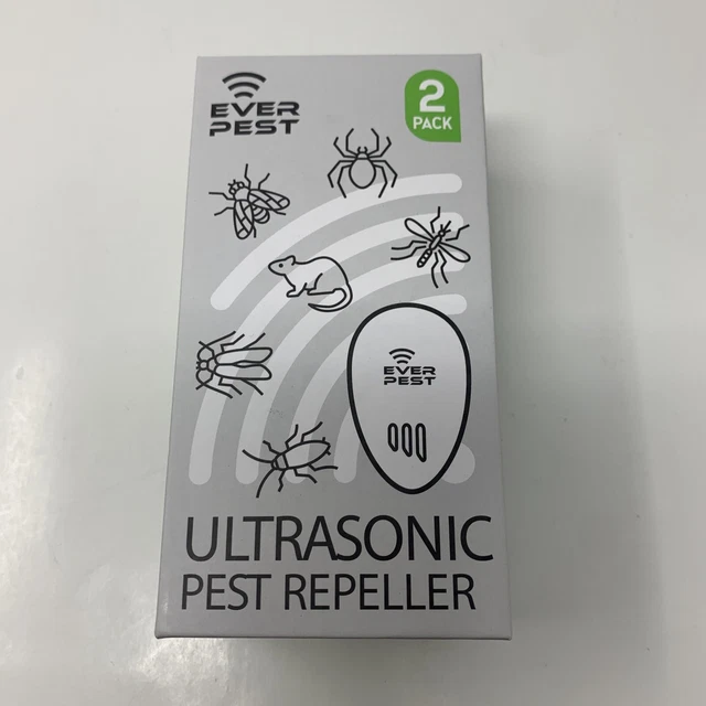 2 Ultrasonic Pest Repellant Plug In Device Electronic In Home Non Toxic Safe
