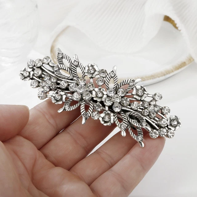 Barrette à Cheveux En Bois Et écorce - Artisanat Russe - Pince écologique - Neuf