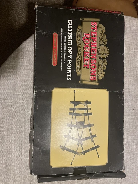 Hornby G103 Stephensons' Live Steam 3 1/2" Pair of 'Y' Points Boxed