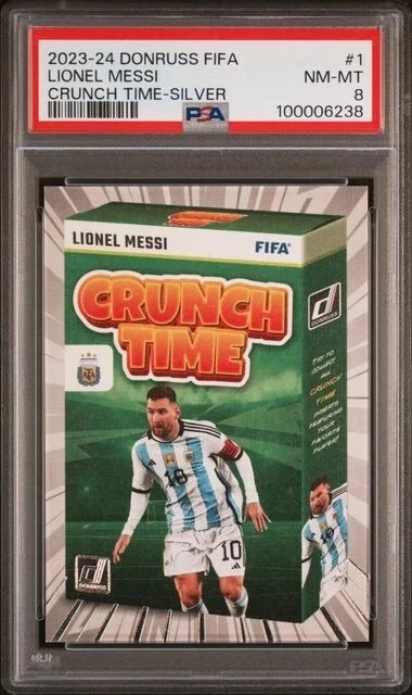 Carte à Collectionner Lionel Messi - Sélection FIFA Argentine - PSA 9 Gradée - Édition Blue Prizm 2023/24