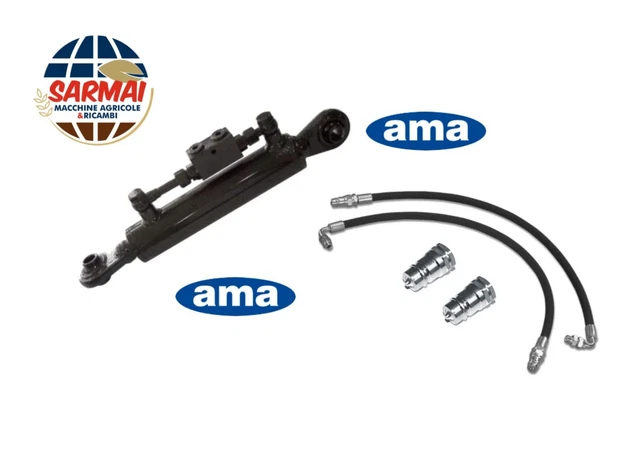 Terzo Punto Idraulico Trattore CAT 2 | Con 2 Ganci E Tubi | 250 Mm Corsa - Foto 3