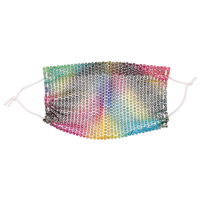 Crystal Pattern Mask Color Mask Drill Fashion Jewelry Wedding Veils Prom