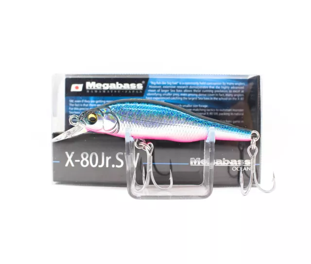 Megabass X-80 JR SW Slow Naufrage Leurre GG Blue Pink (1720)