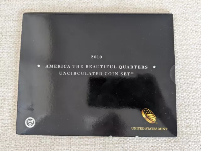 2010 US Mint America The Beautiful Quarter Uncirculated Coin Set