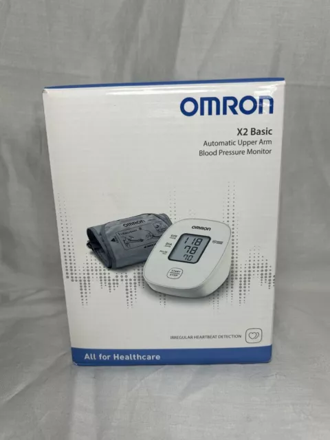 OMRON X2 Basic – Automatic Upper Arm blood pressure monitor for home use