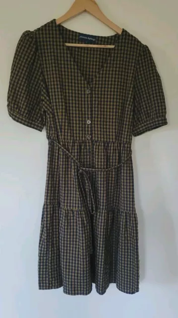 princess highway size 12 gingham check dress