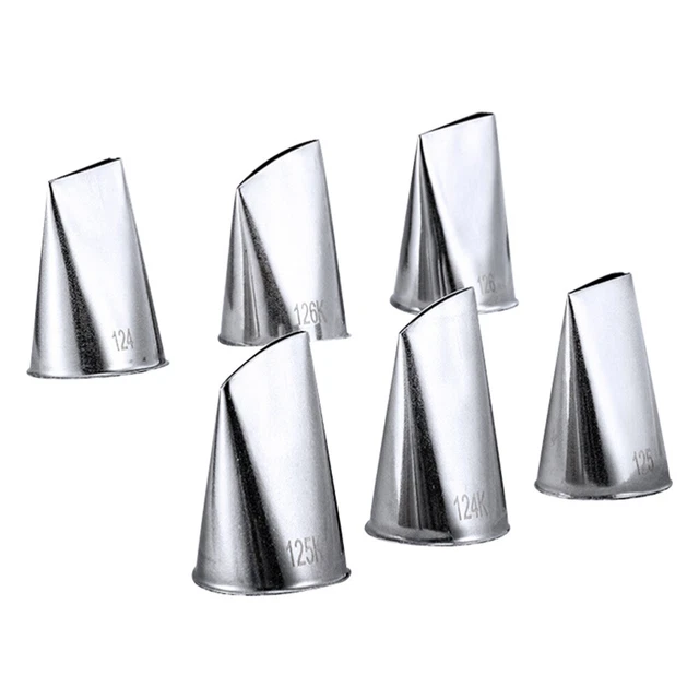 Tumtanm Set Di 2 Ugelli Per Pirottini In Acciaio Inox 304 – Per Decorare Cupcake, Torte E Biscotti, Senza Cuciture, Riutilizzabili