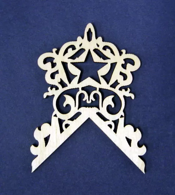 Dollhouse Miniature 1:12  Scale  Roof Pitch Finial Trim