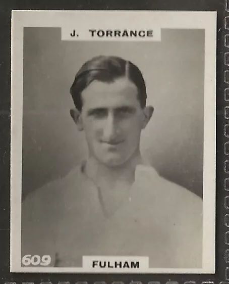 Pinnace Football-Photo Back-#0609- Fulham - J. Torrance