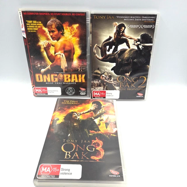 ONG BAK COMPLETE DVD Trilogy Collection Episodes Movie 1+2+3 R4 $29.99 ...