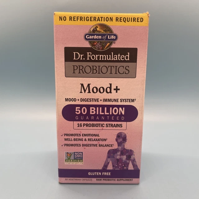 GARDEN OF LIFE Dr. Formulated Probiotics Mood+ 50 Billion CFU 60