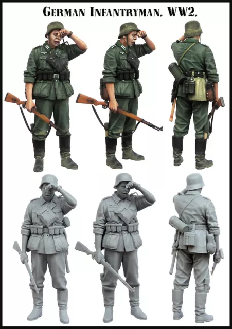 Evolution Miniatures 35142, German Infantryman WW2 , SCALE 1:35