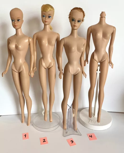 Vintage Barbie Doll Lot Swirl Ponytail 1960s Barbie Bubblecut Body Restore TLC