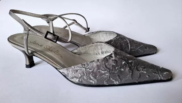 Grey kitten heel sandals uk on sale