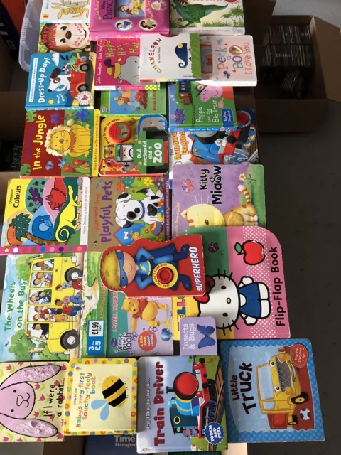 Job Lot of 15 Bundle Baby/Toddler Board Story Books Musical/Noise