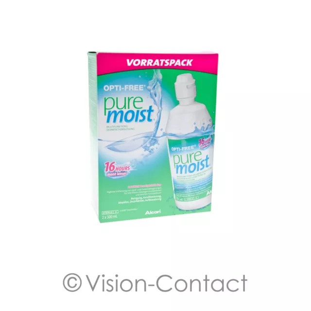 Opti-Free Evermoist / Pure Moist - 2 x 300 ml / 1 contenitore
