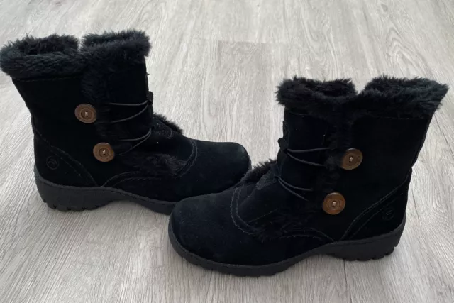 BareTraps Women’s Snow Boots Black Winter Brandee Stay Dry Pull On Size 6 Medium