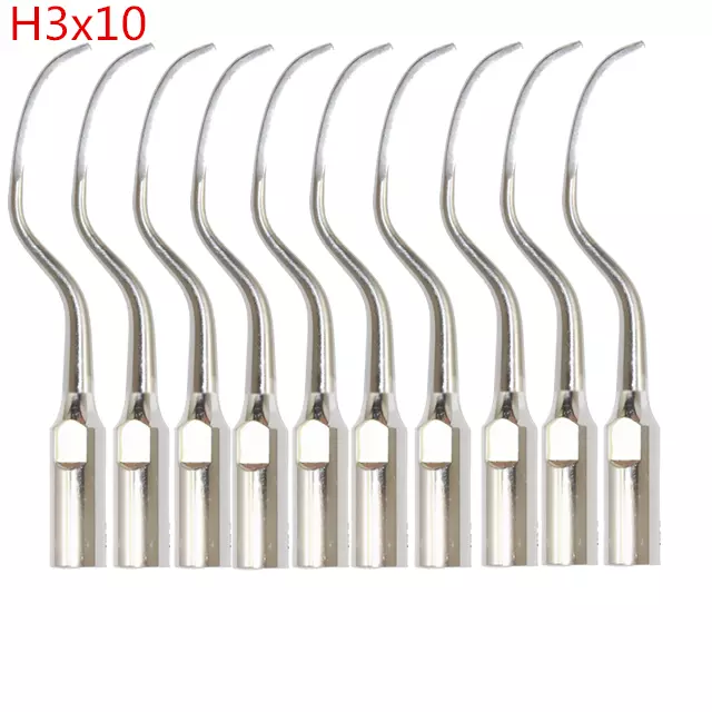 H3x10 Dental Perio Ultrasonic Scaler Tip Perio Fit Satelec DTE Scaler Handpiece