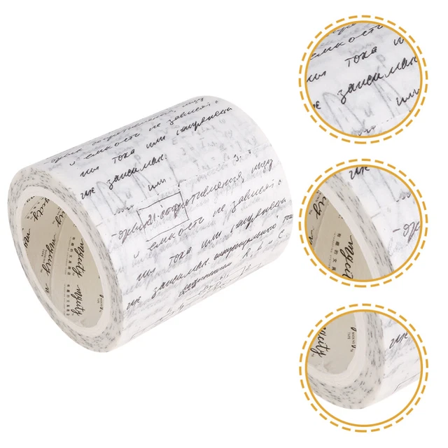 2 Rolls Ruban Washi Classique Ruban Gothique Décor Rétro Artisanat