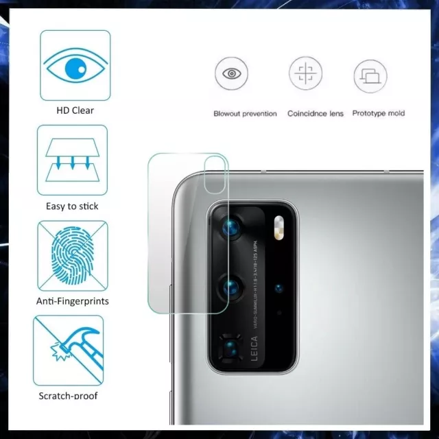 Protection Caméra Pour Huawei P40 Pro Film Verre Trempé Lentille Arrière Vitre